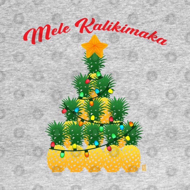 Mele Kalikimaka Pineapple Christmas Tree by jasonyerface